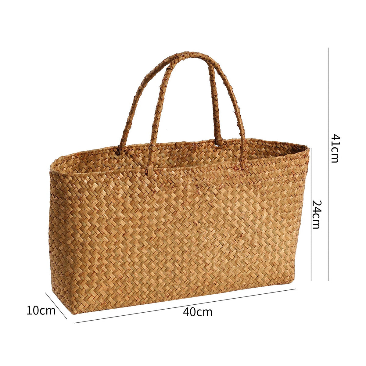 Extra-Large Handwoven Tote Bag LoungeYard — product view 6