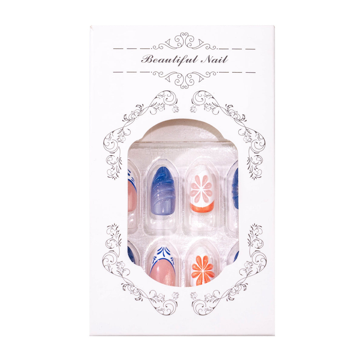Creative Floral Press-On Nail Set — product view 3