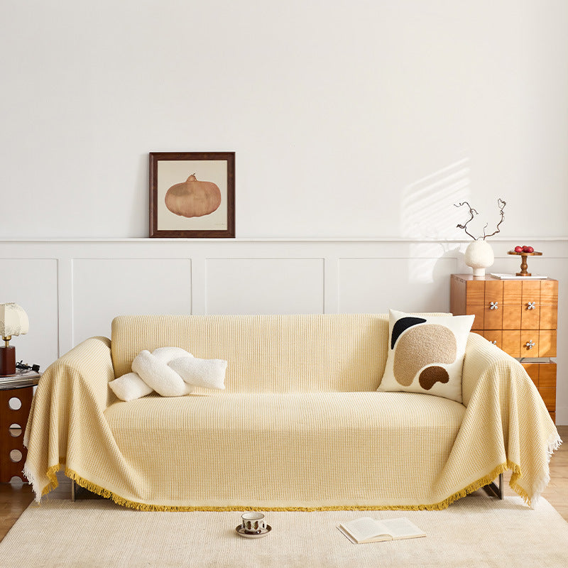 Textured Woven Sofa Throw Blanket — product view 5