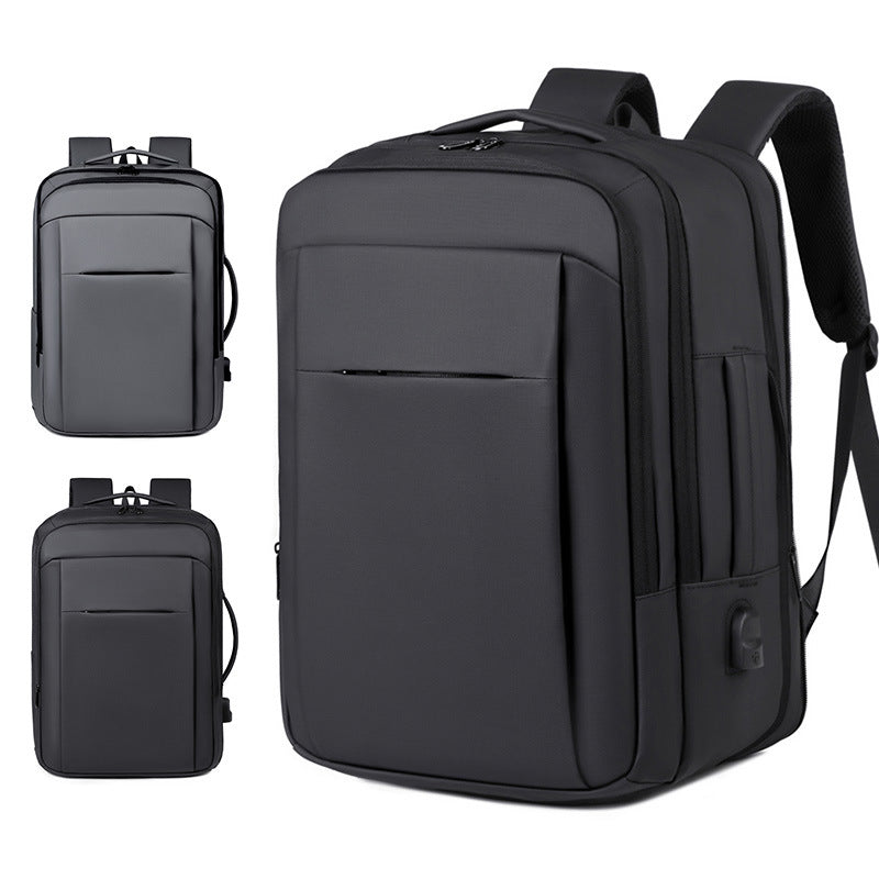 Laptop backpack with secure storage and ergonomic carrying system LoungeYard — product view 1