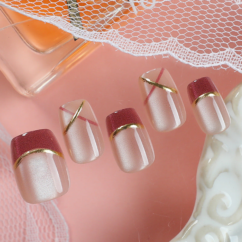 Elegant Art Deco Press-On Nail Set — product view 1
