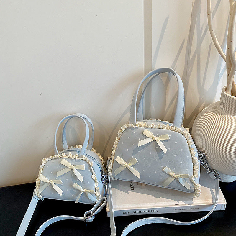 WoCharming Bow-Embellished Everyday Handbag LoungeYard — product view 4