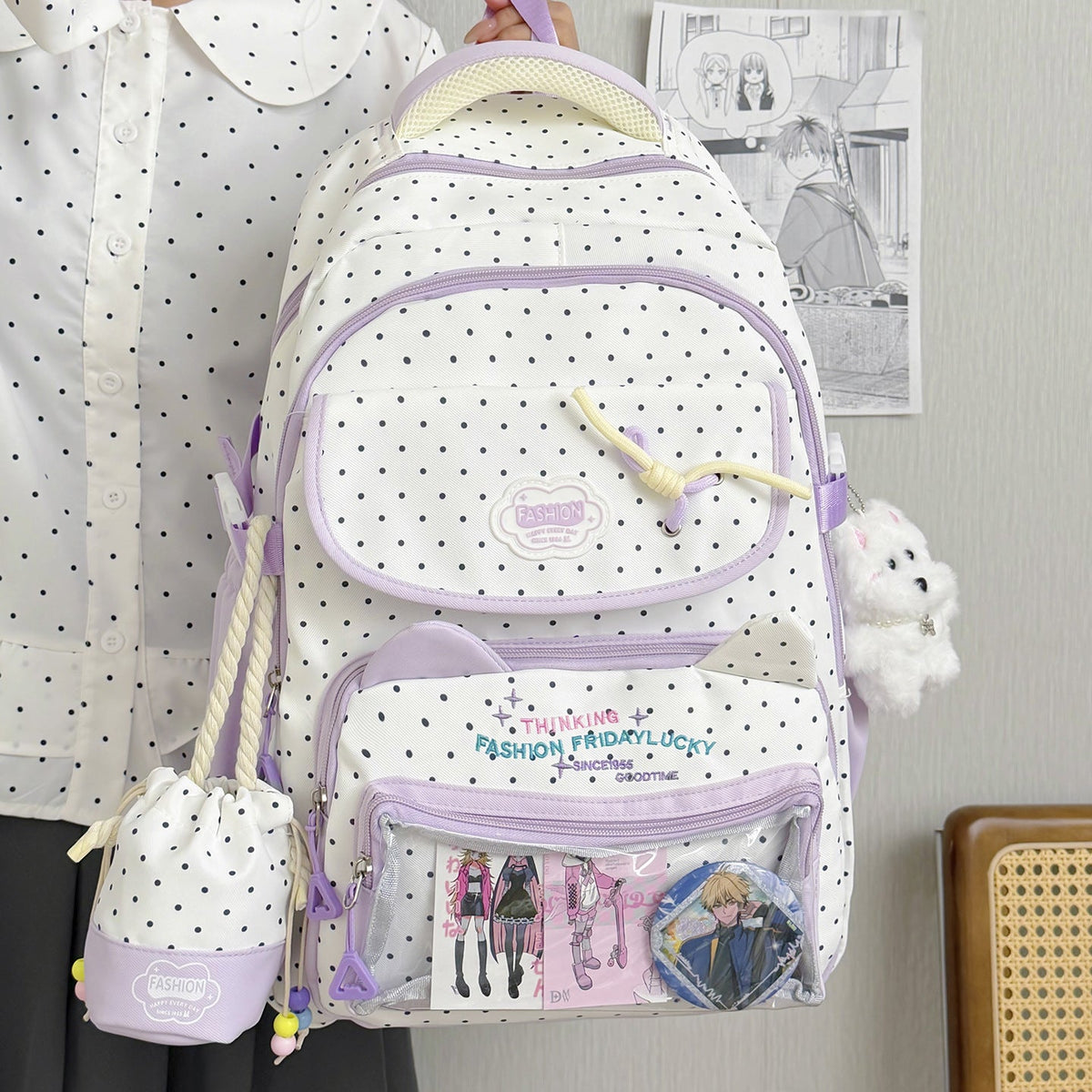 Fun Character-Themed School Backpack LoungeYard — product view 2