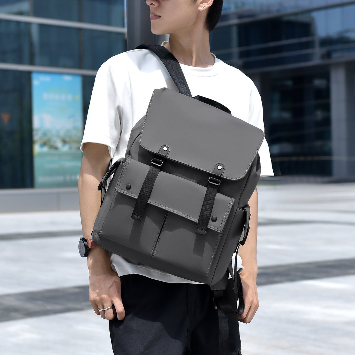 Stylish Functional Travel Backpack LoungeYard — product view 3