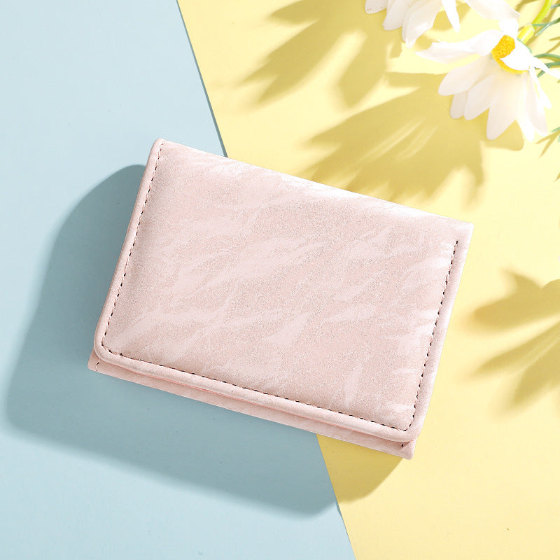 Textured Leather Flap Wallet — product view 4