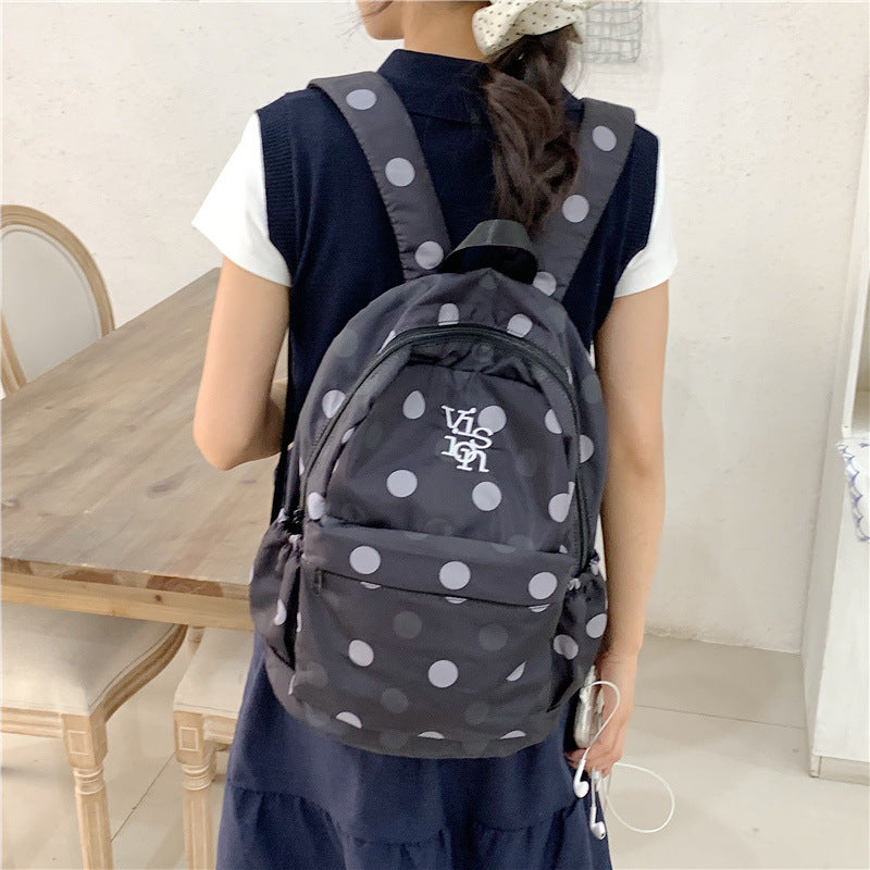 Lightweight Polka Dot Backpack LoungeYard — product view 1