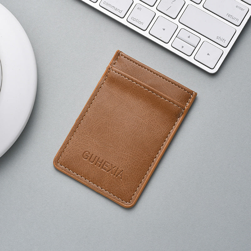 Minimalist Leather Card Holder LoungeYard — product view 4