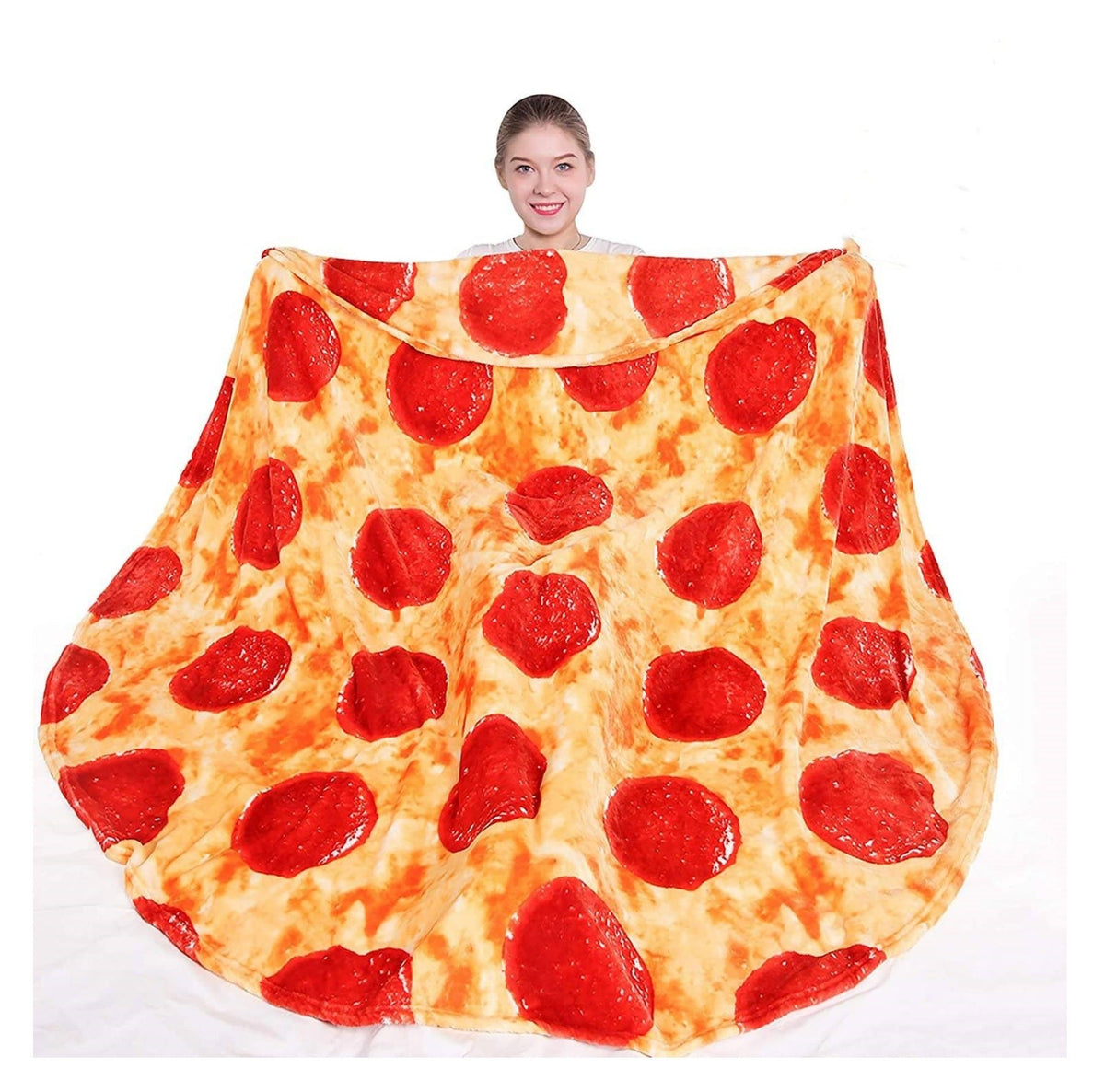 Unisex Fun Blanket in Tortilla Design LoungeYard — product view 1