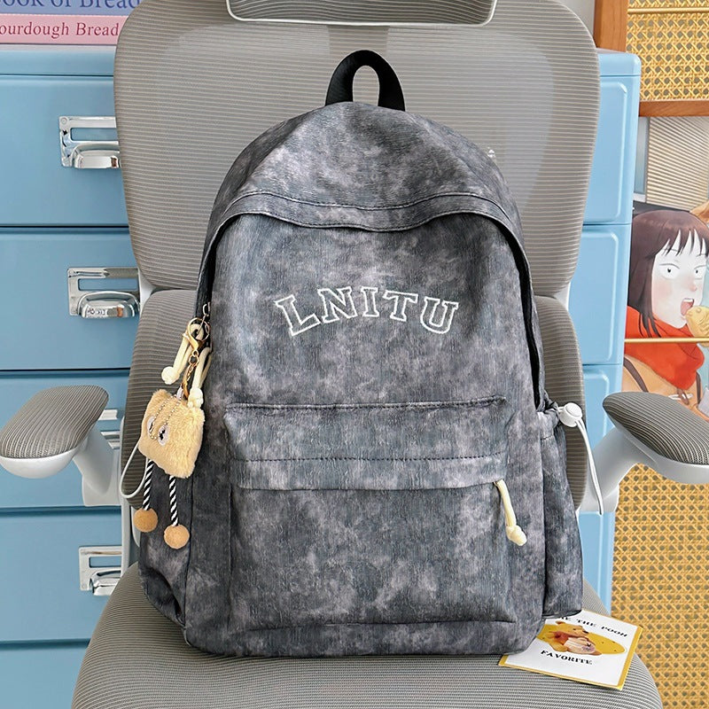 Casual Denim Backpack LoungeYard — product view 7
