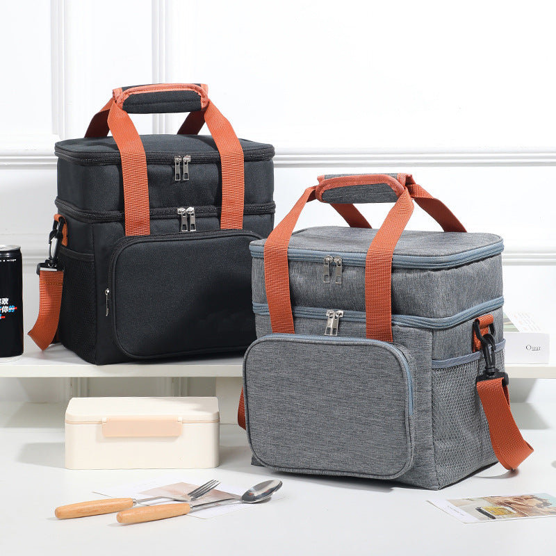 Insulated Multi-Layer Lunch Bag LoungeYard — product view 1