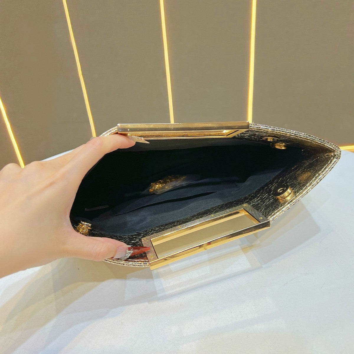 Stylish Pleated Clutch Bag — product view 3
