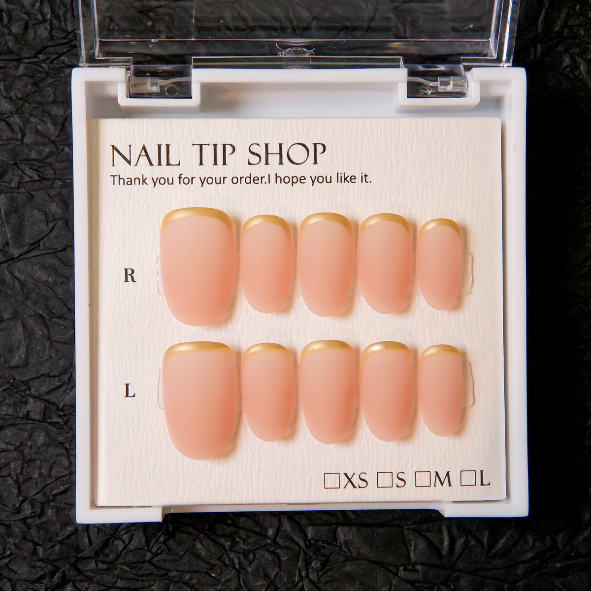 Natural Finish Press-On Nail Kit — product view 1