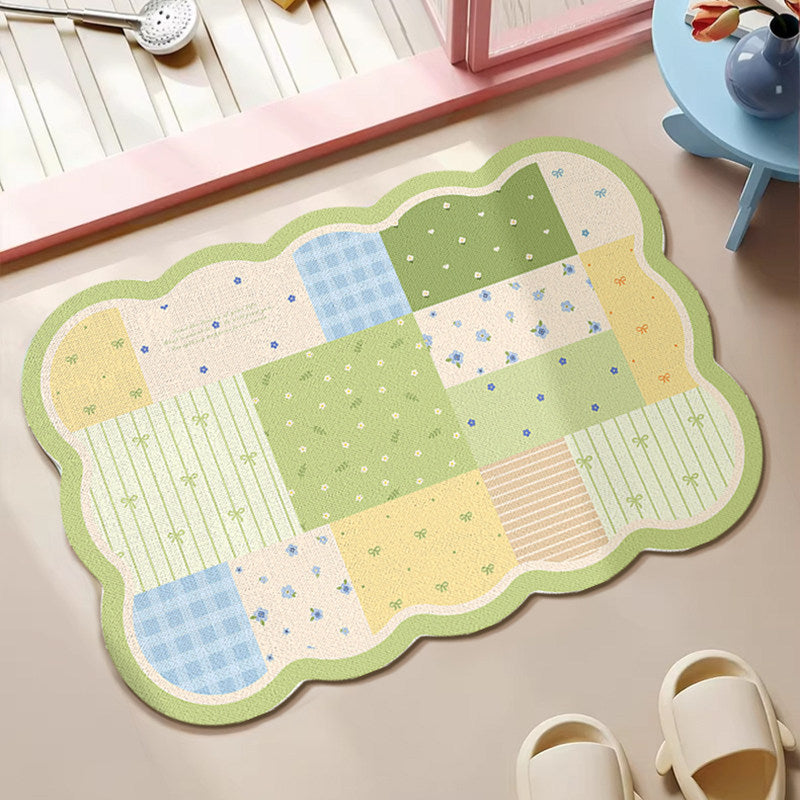 Decorative Cat Themed Bath Mat for Bathrooms — product view 4