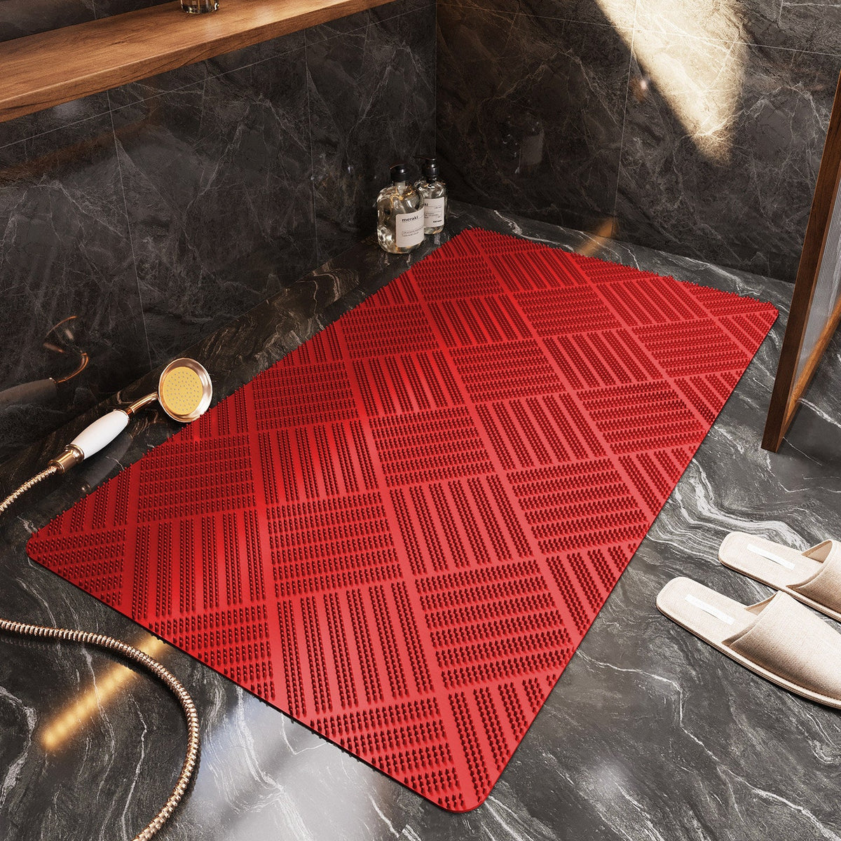 Anti-Slip Textured Bath Mat LoungeYard — product view 3