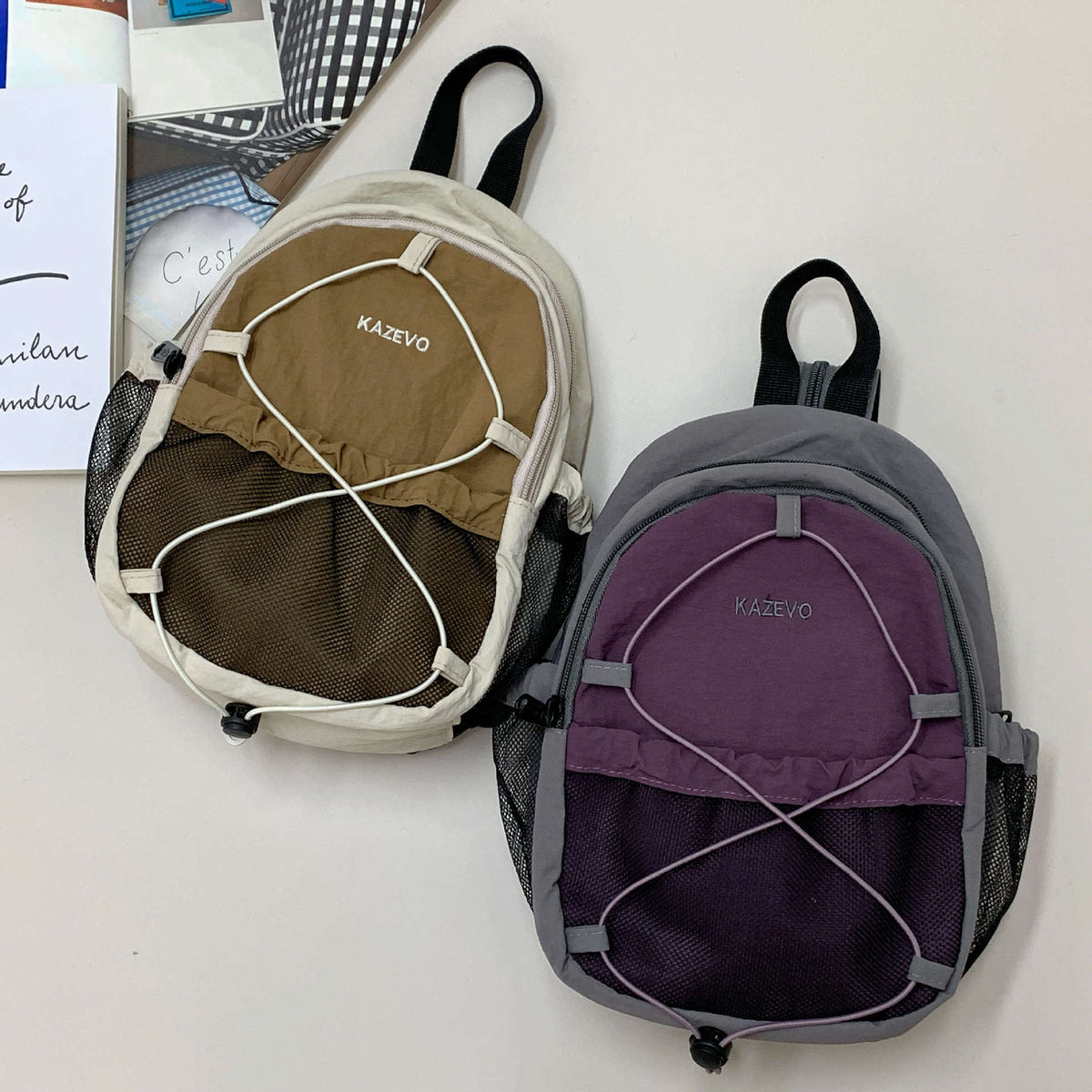 Compact Multi-Pocket Travel Backpack LoungeYard — product view 4