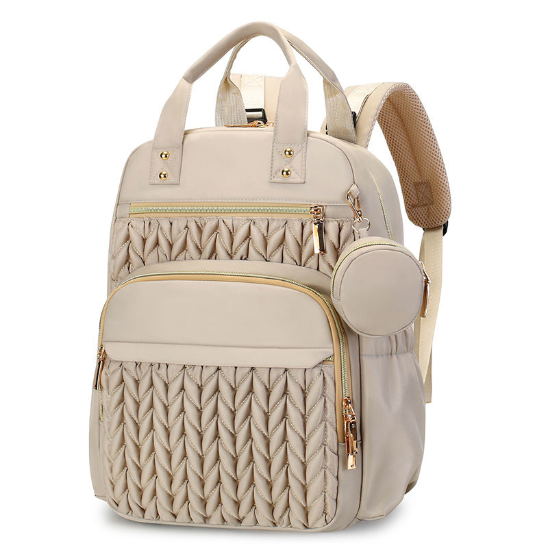 Fashionable backpack with practical compartment system LoungeYard — product view 4