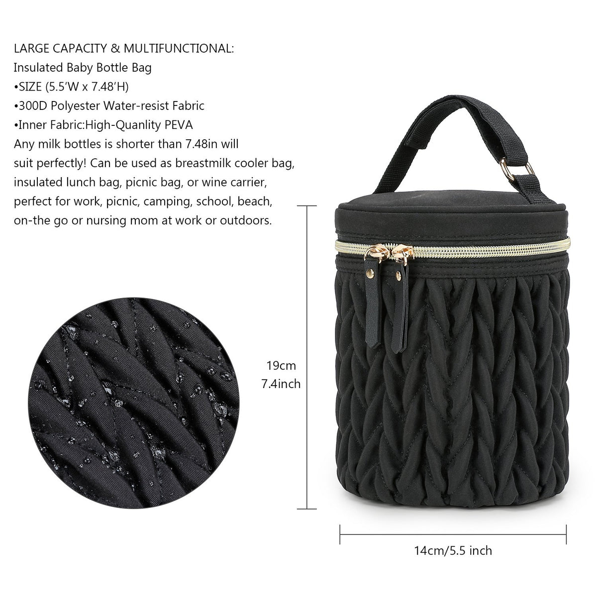 Cosmetic organizer with sophisticated design LoungeYard — product view 3