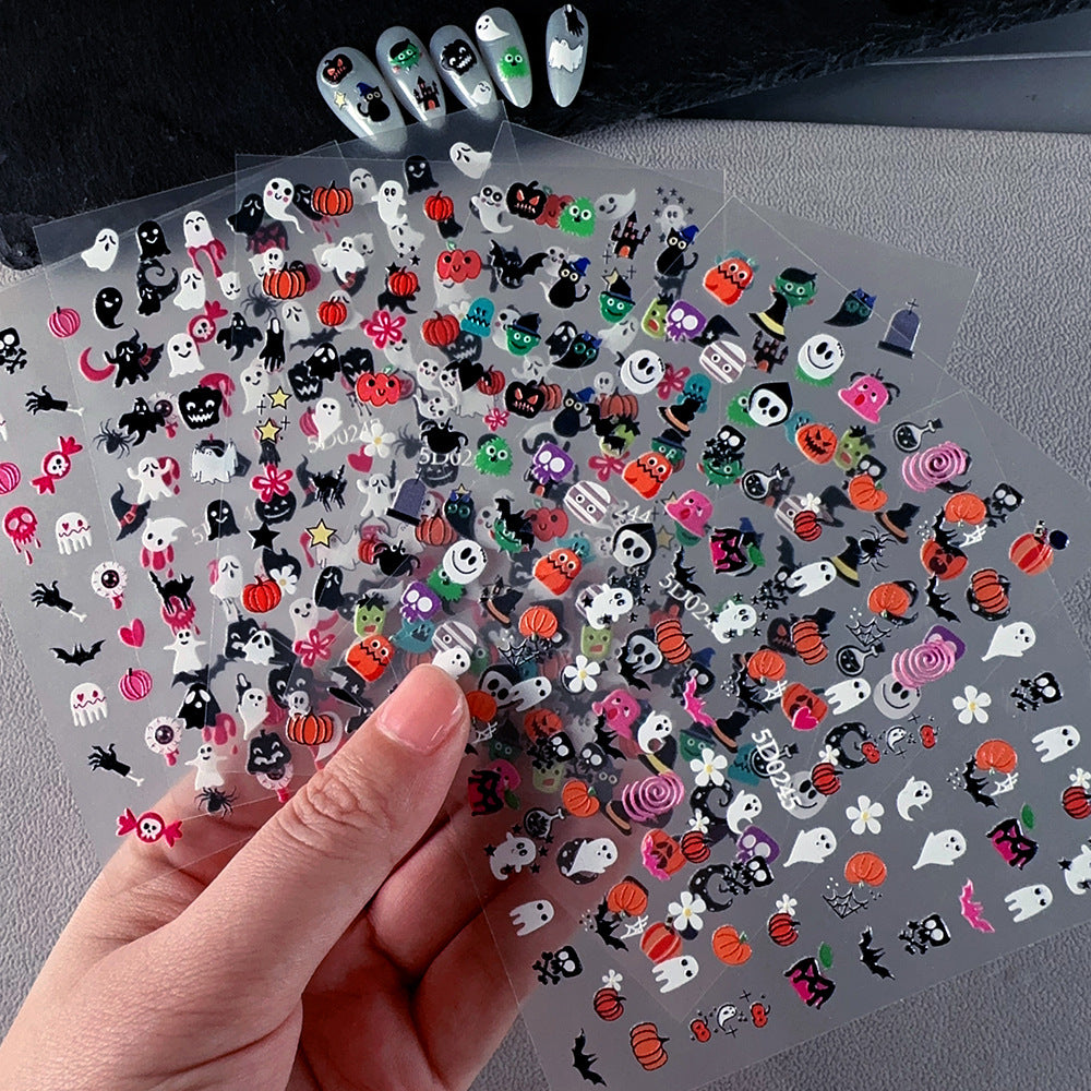 Halloween-Themed Nail Art Sticker Set — product view 3