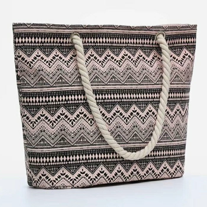 Fashionable and Large Beach Bag Made of Durable Material LoungeYard — product view 4