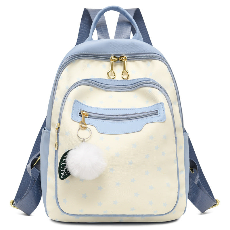 Chic Star Patterned Backpack LoungeYard — product view 2