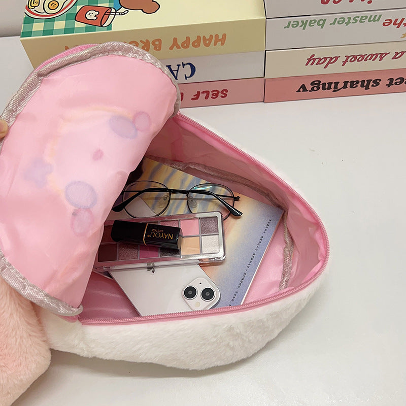 Plush Backpack in Cute Bunny Design LoungeYard — product view 4
