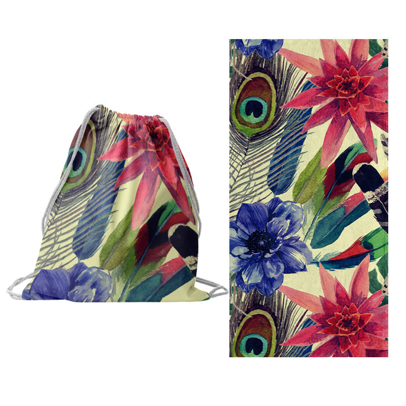 Multifunctional beach set with tote bag and towel LoungeYard — product view 6