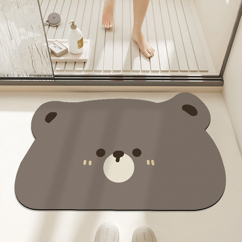 Cute Cat-Themed Anti-Slip Bath Mat — product view 3