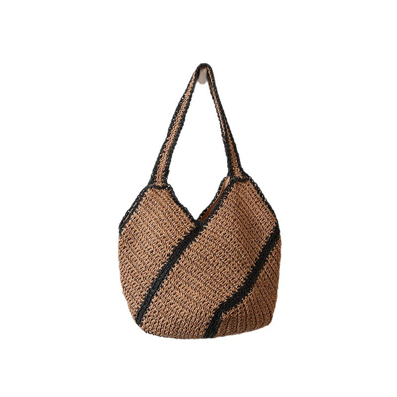 Braided beach bag with fashionable design LoungeYard — product view 5