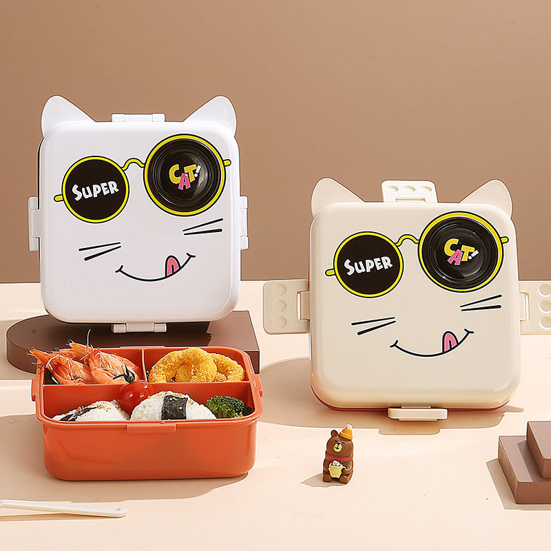 Illustrated Elephant-Themed Bento Lunch Box — product view 4