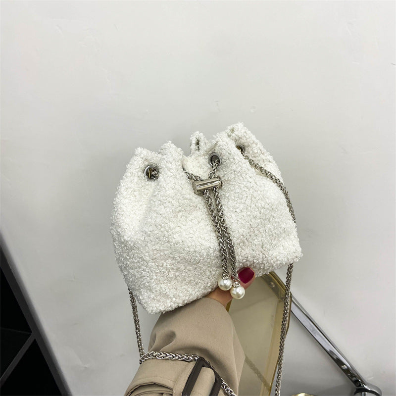 Textured Drawstring Handbag — product view 5