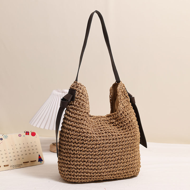 Fashionable Handmade Shoulder Bag Made of Natural Material LoungeYard — product view 3