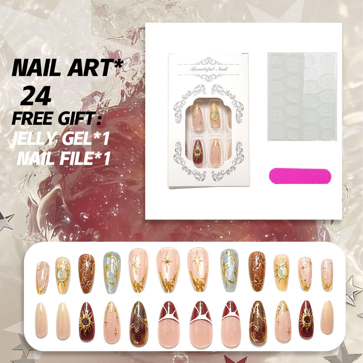 Premium Decorative Nail Art Kit — product view 1