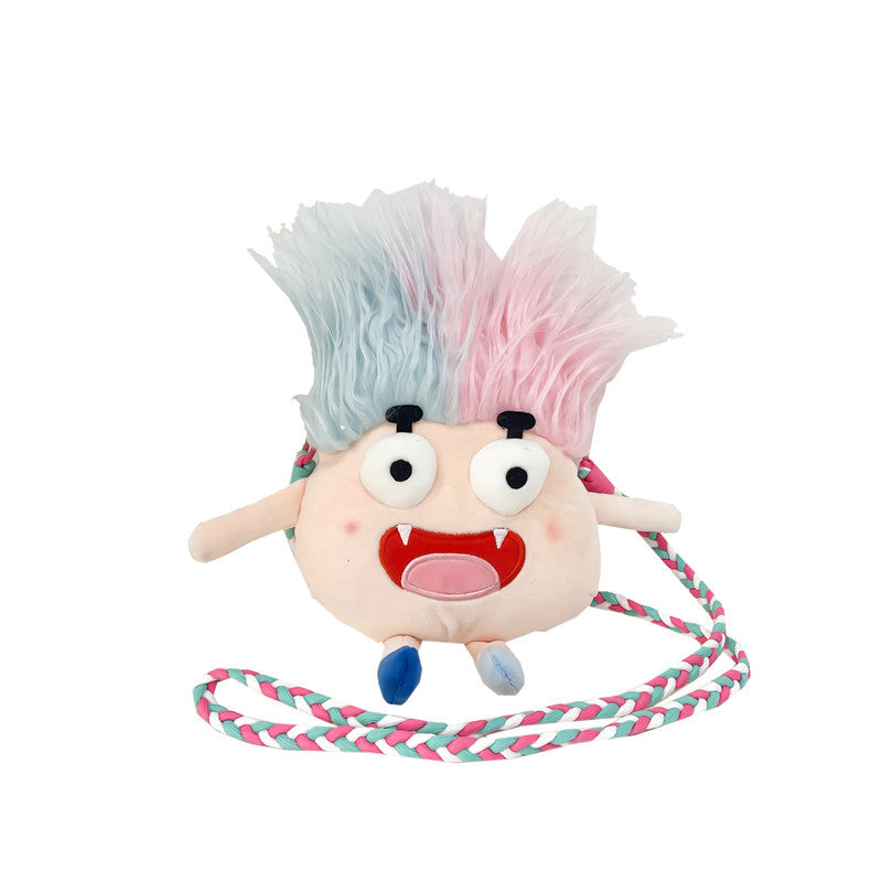 Cute Plush Monster Crossbody Bag — product view 3