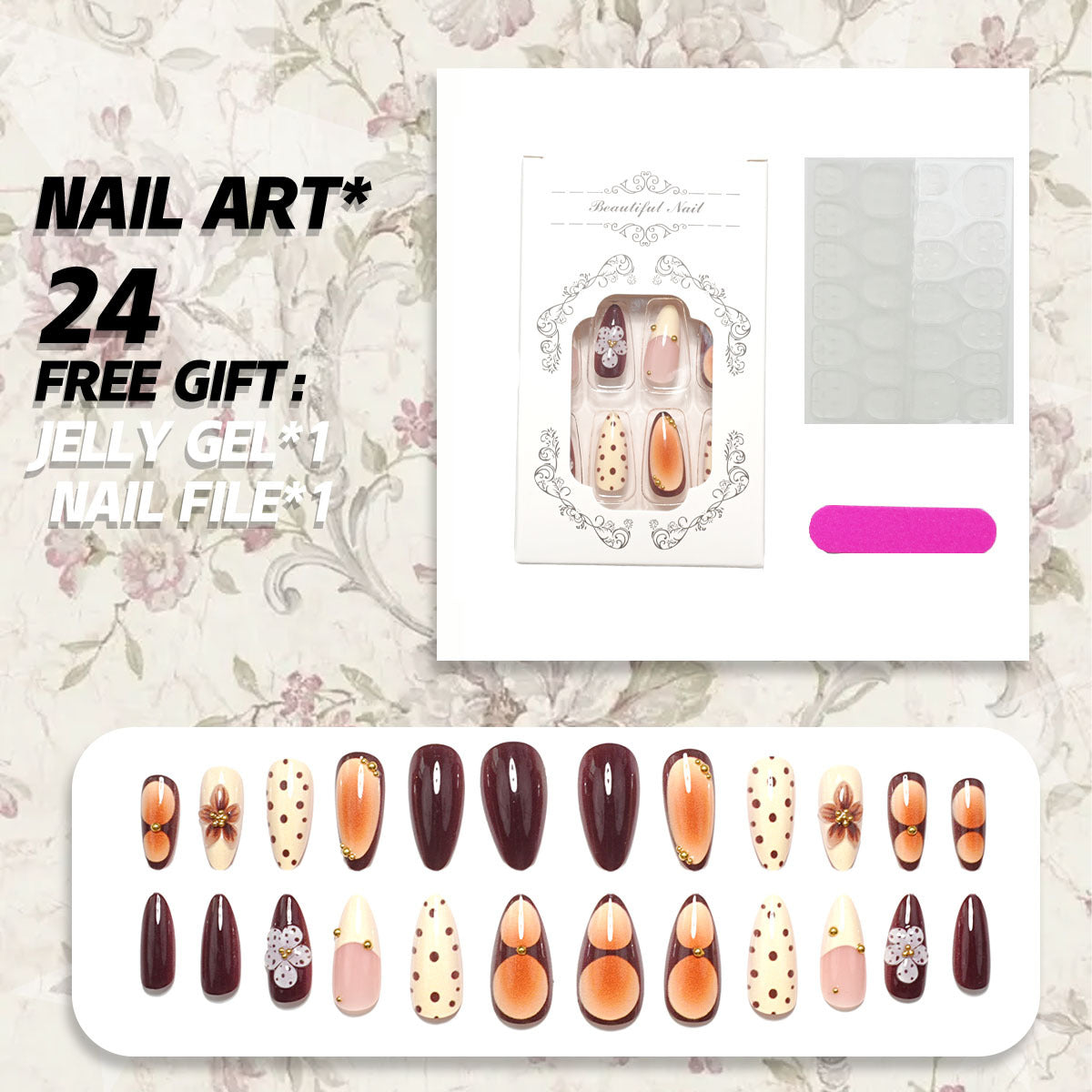Premium Decorative Nail Art Set — product view 1