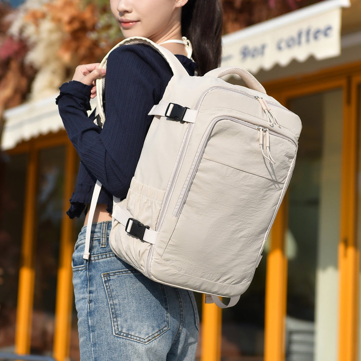 Versatile All-Weather Travel Backpack LoungeYard — product view 3