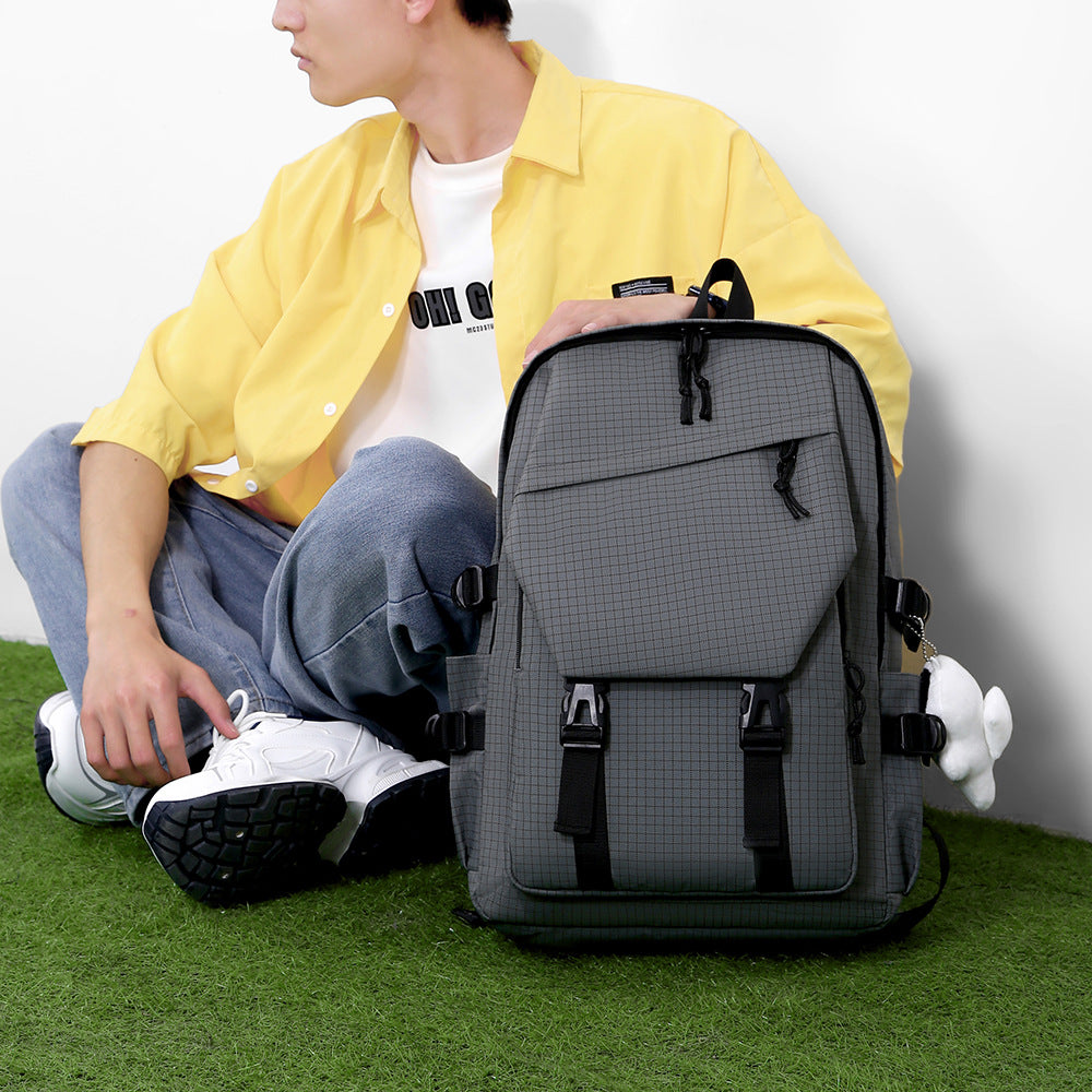 Everyday backpack with multiple functional compartments LoungeYard — product view 1