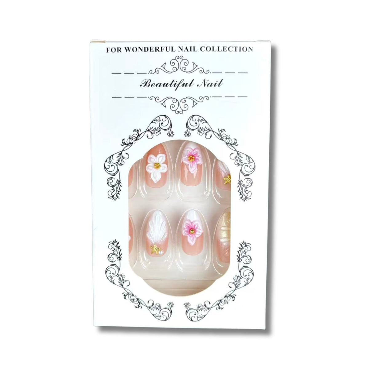 Floral Artwork Press-On Nail Set — product view 5