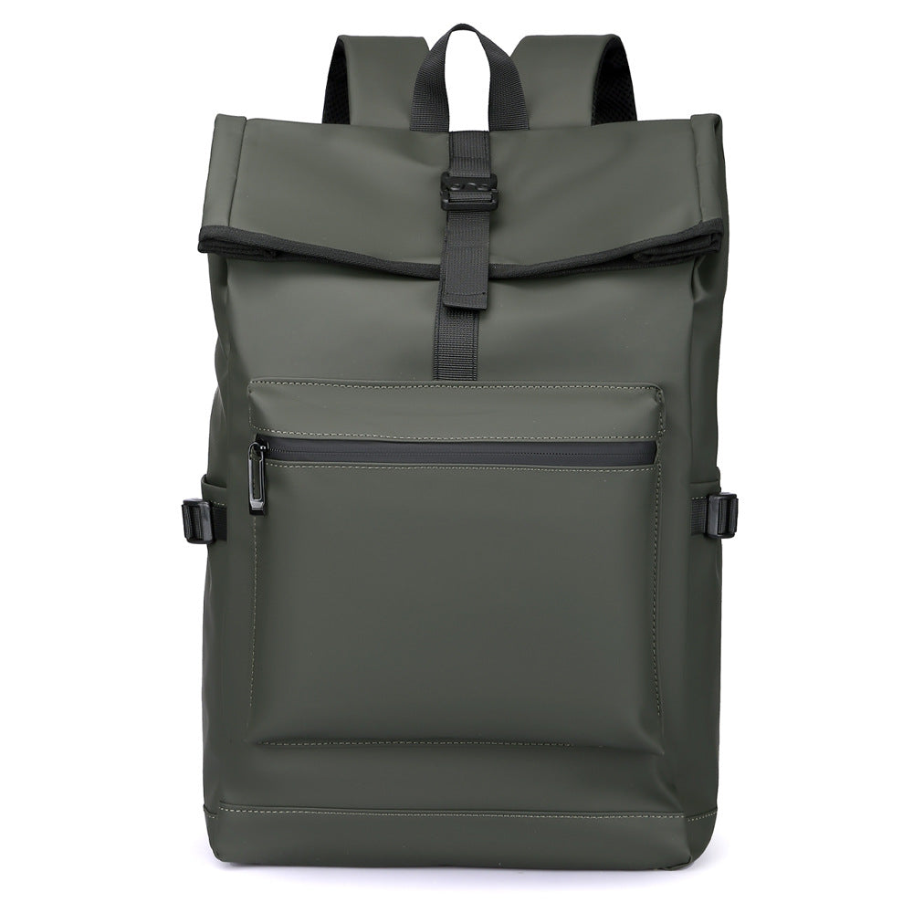 Versatile Roll-Top Waterproof Backpack LoungeYard — product view 4