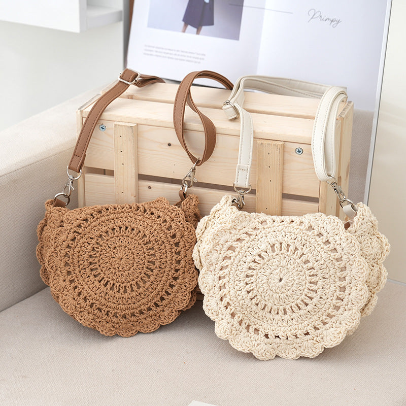 Handcrafted Round Bag LoungeYard — product view 1
