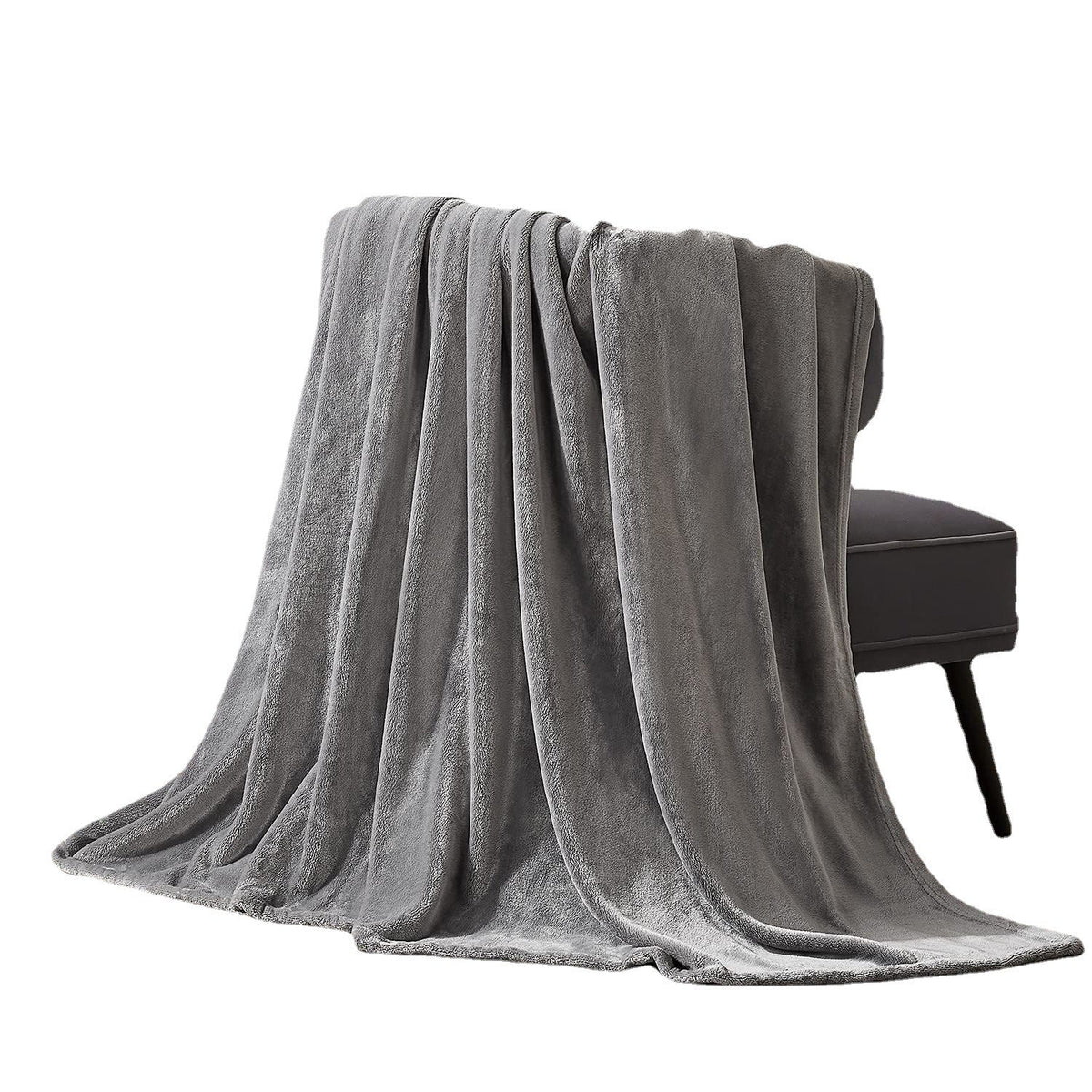 Ladies luxurious fleece blanket with soft texture LoungeYard — product view 2
