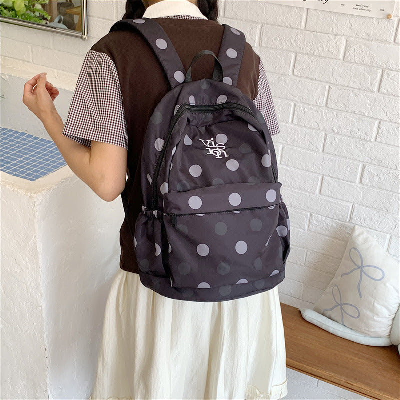 Lightweight Polka Dot Backpack LoungeYard — product view 2
