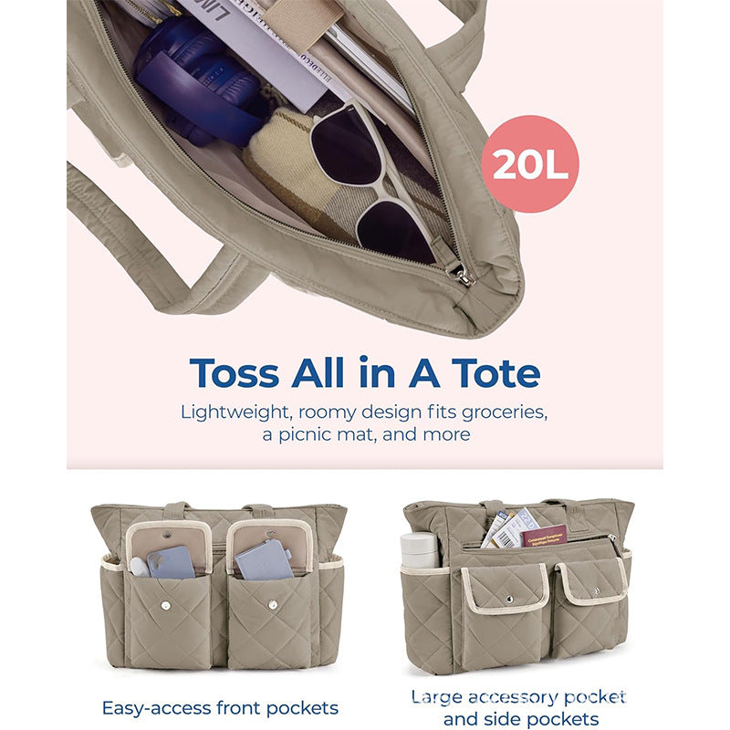 Elegant and Practical Shoulder Bag with Insulated Compartments LoungeYard — product view 3