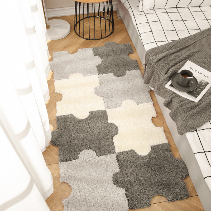 Soft Plush Puzzle-Shaped Bath Mat — product view 2