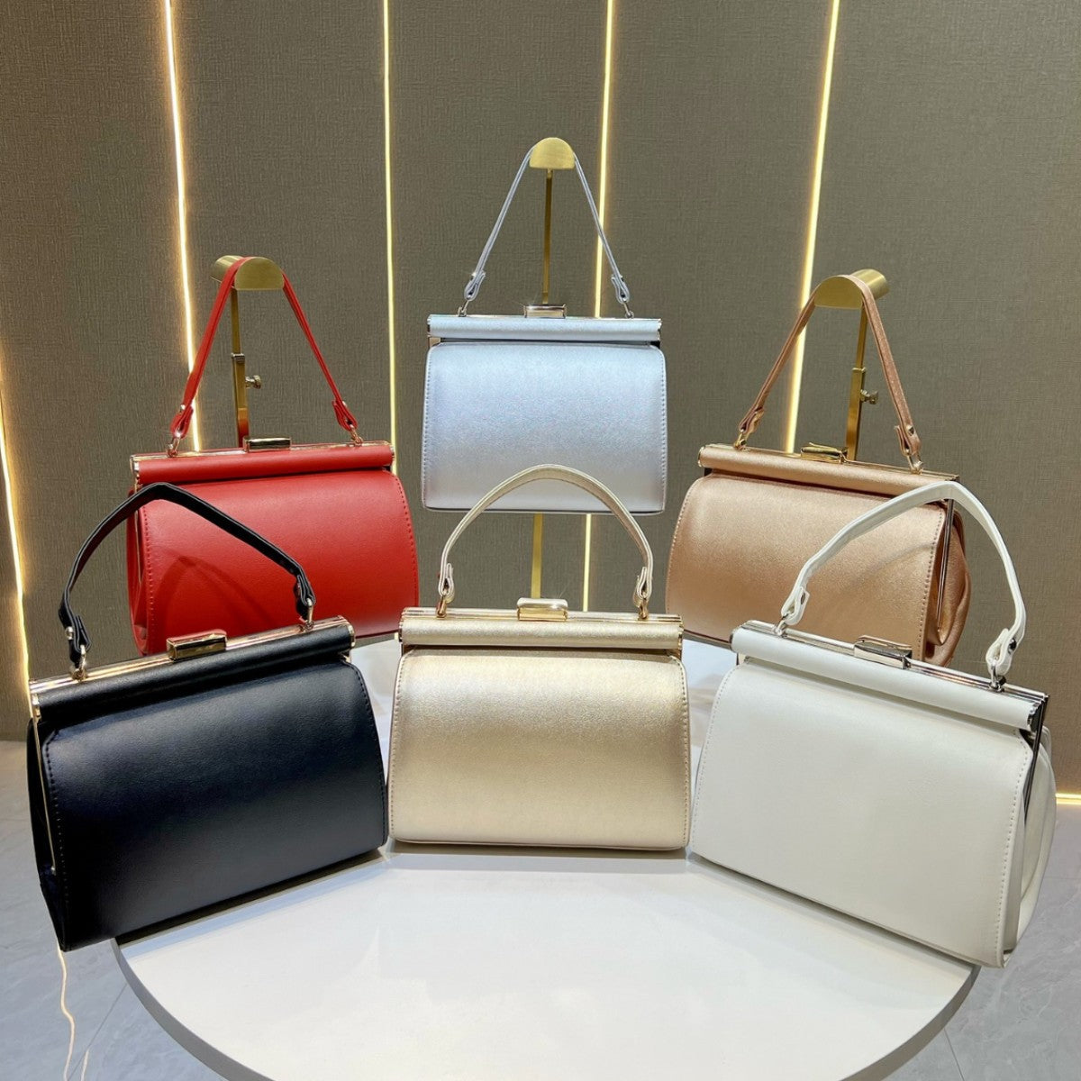 Glamorous Satin Evening Handbag — product view 4