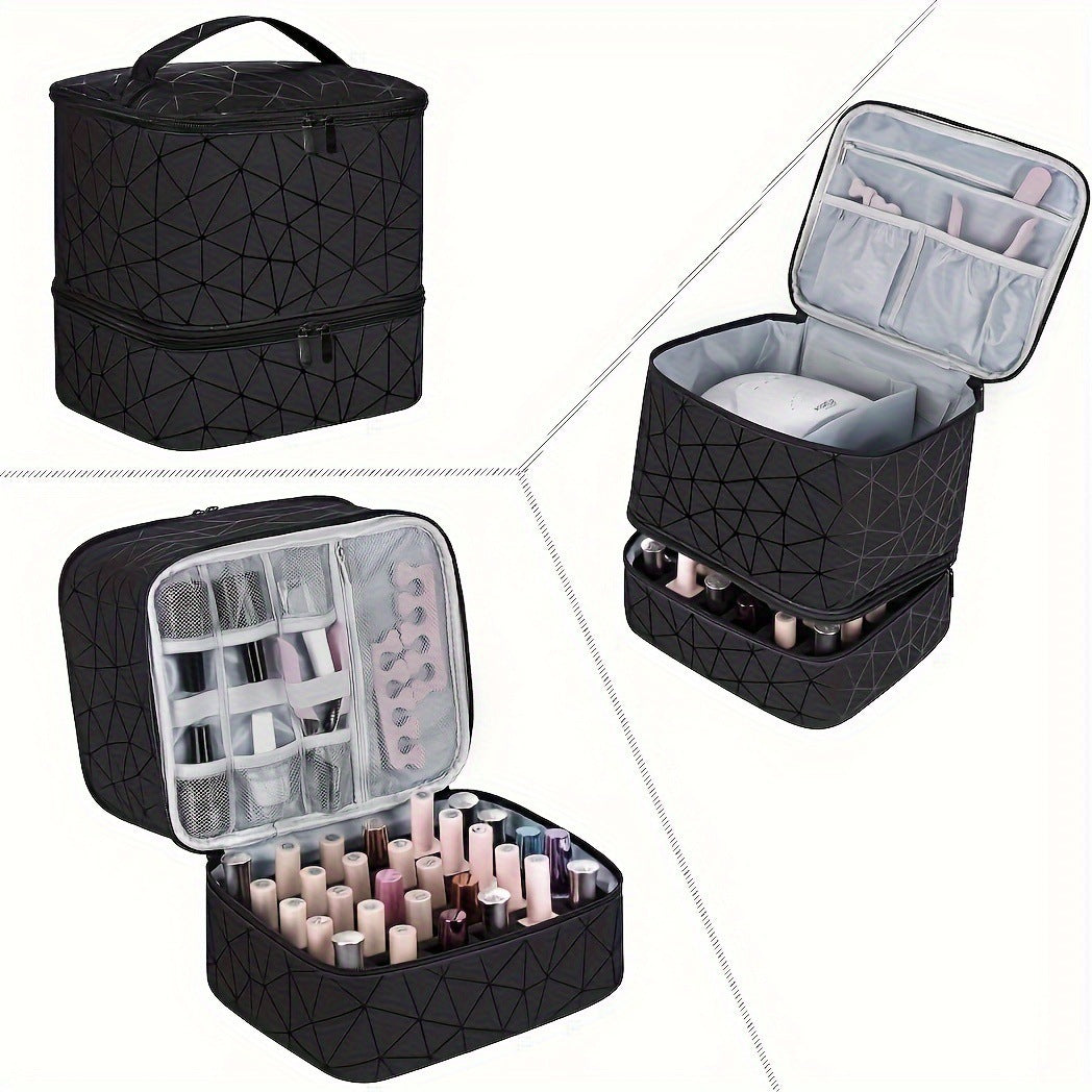 Cosmetic storage bag with two compartments LoungeYard — product view 3