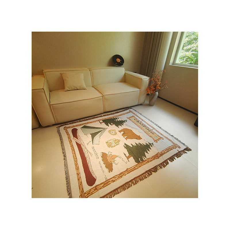 Cozy Campfire-Themed Blanket — product view 2