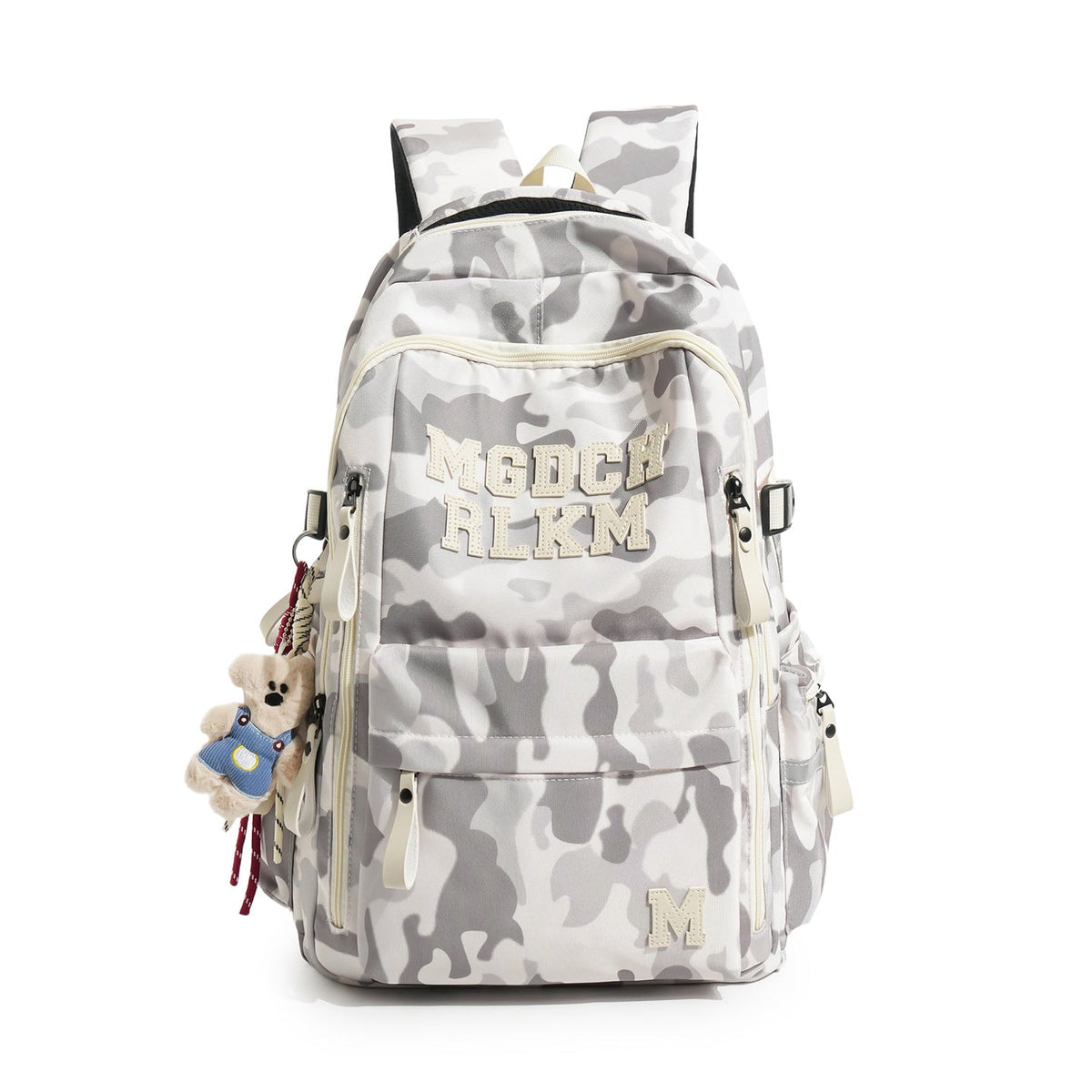 Multi-Pocket Camouflage Backpack LoungeYard — product view 6