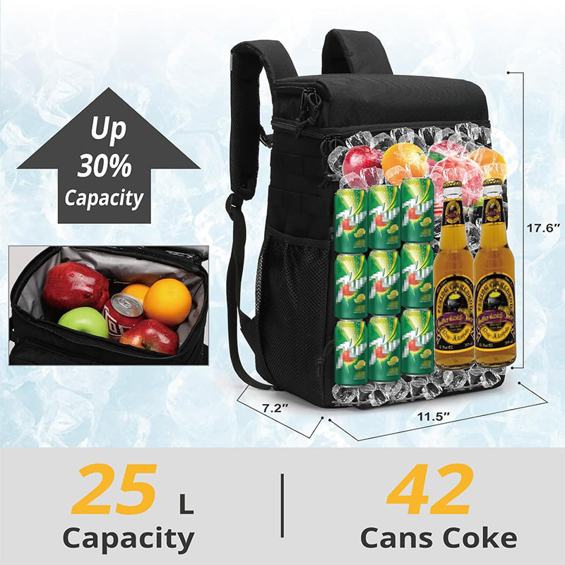Versatile Cooling Hiking Backpack with Insulated Compartments LoungeYard — product view 2