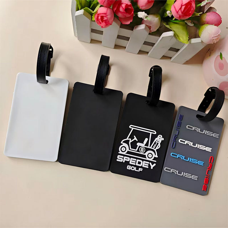 Unisex Luggage Tag with Original Golf Theme LoungeYard — product view 1