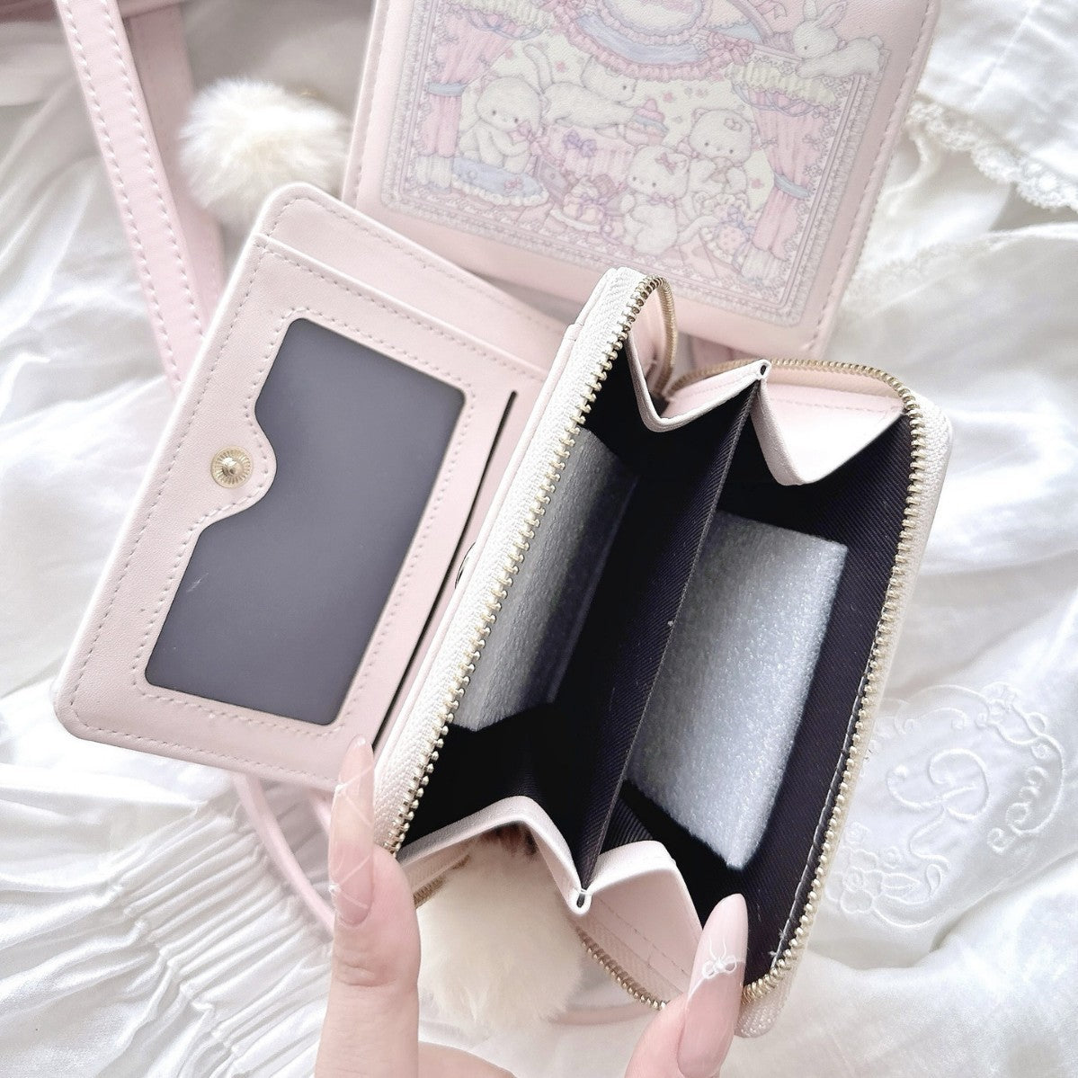 Cute Cartoon-Themed Cardholder Wallet LoungeYard — product view 4